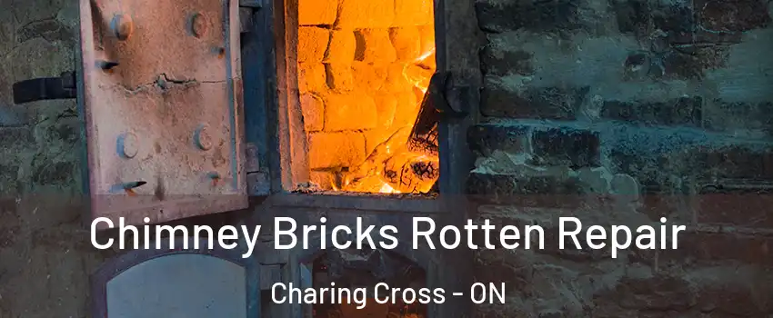  Chimney Bricks Rotten Repair Charing Cross - ON