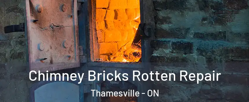  Chimney Bricks Rotten Repair Thamesville - ON