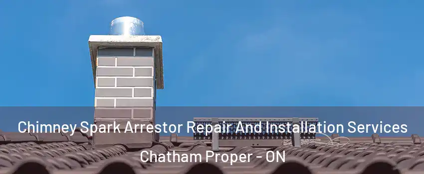 Chimney Spark Arrestor Repair And Installation Services Chatham Proper - ON