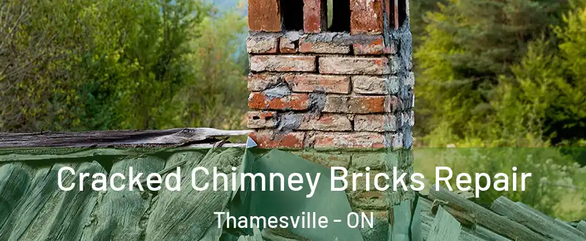  Cracked Chimney Bricks Repair Thamesville - ON