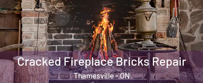  Cracked Fireplace Bricks Repair Thamesville - ON