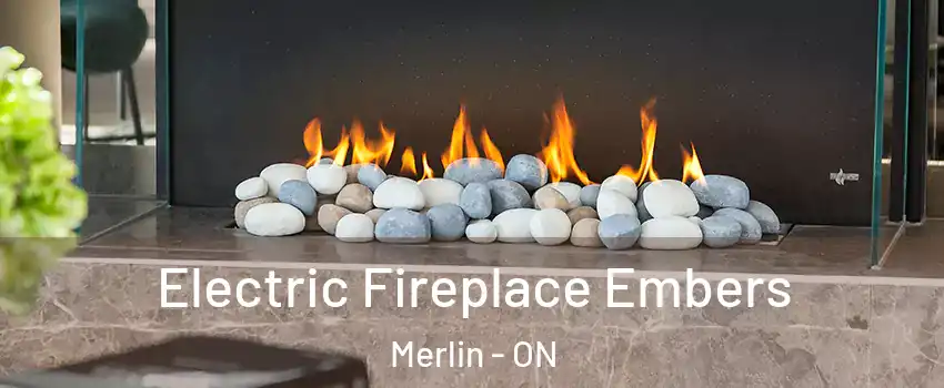  Electric Fireplace Embers Merlin - ON