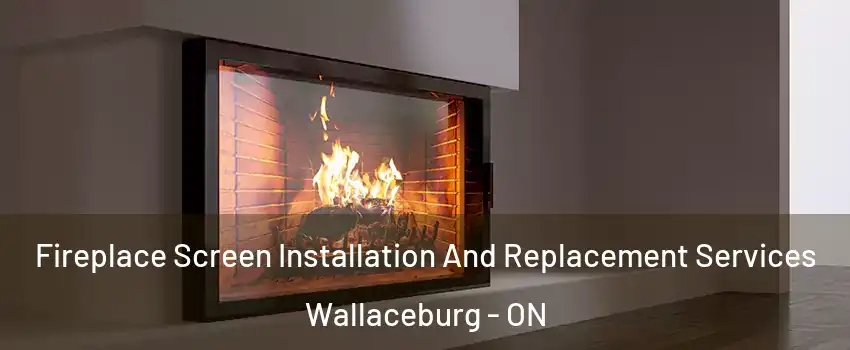 Fireplace Screen Installation And Replacement Services Wallaceburg - ON