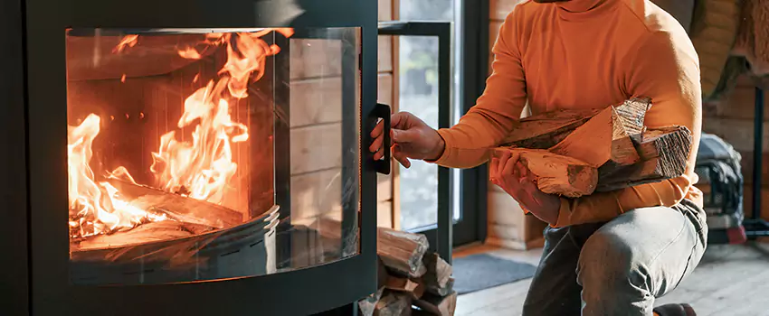 Residential Fireplace Ceramic Glass Installation in Chatham, ON