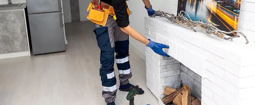 Outdoor Fireplace Restoration in Chatham, Ontario
