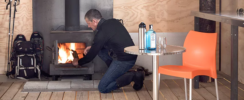 Open Hearth Wood Fireplace Installation in Chatham, ON