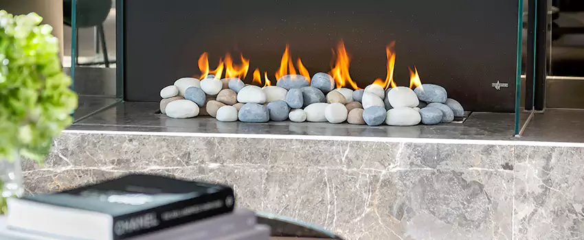Double-Height Fireplace Design Refurbishment in Chatham, Ontario
