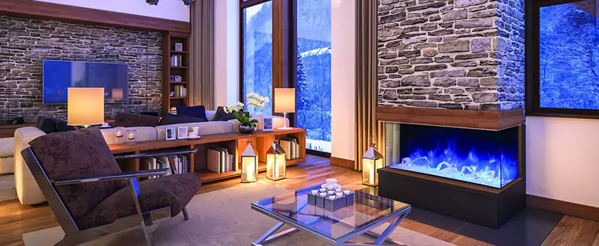 Dynamic Flame Color Fireplace Installation in Chatham, ON