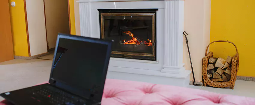 Valor Outdoor Gas Fireplace in Chatham, Ontario