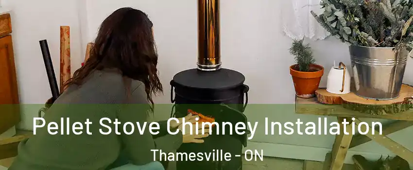  Pellet Stove Chimney Installation Thamesville - ON